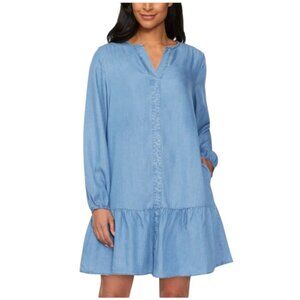 NEW Buffalo Long Sleeve Lyocell Dress | Chambray